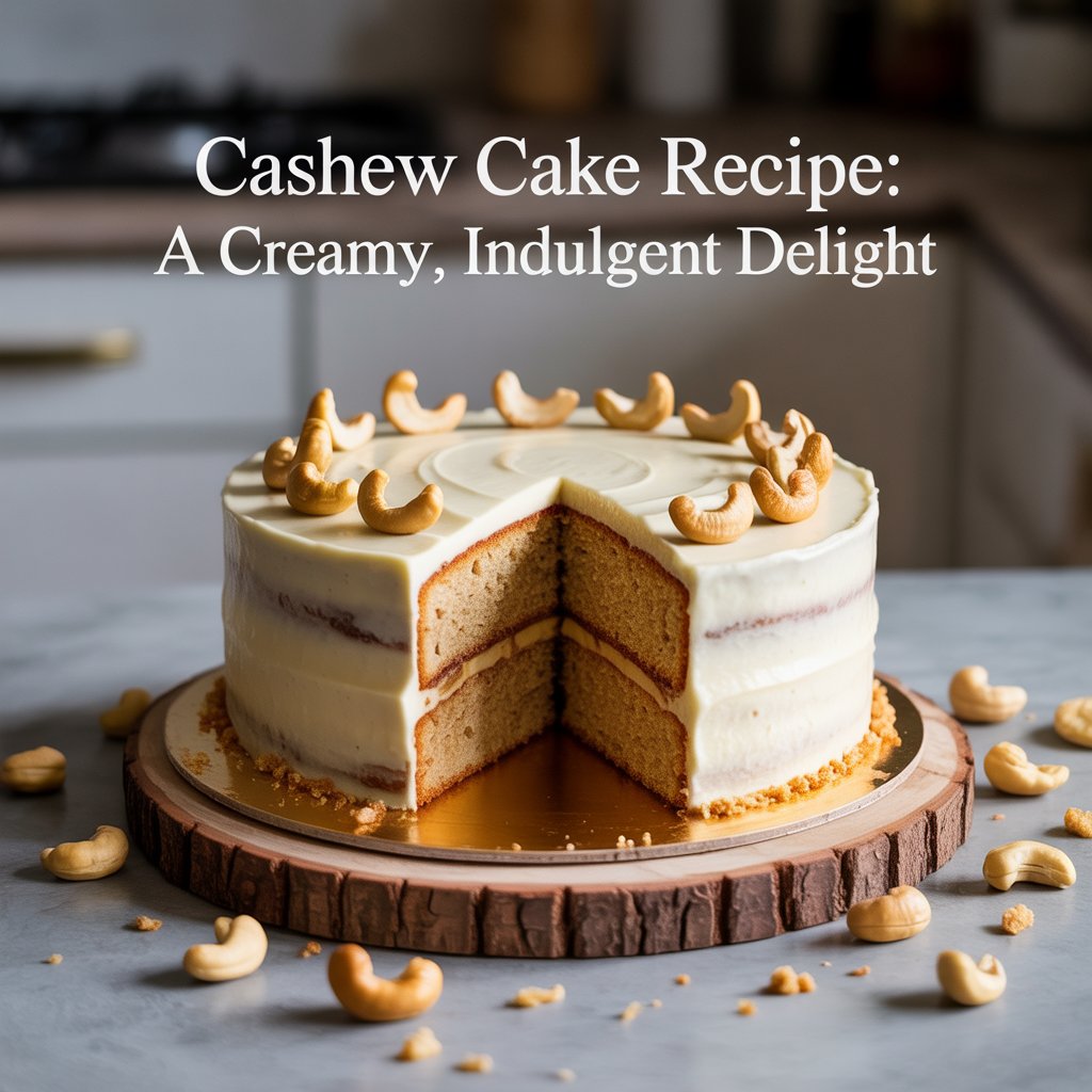 Cashew Cake Baking Tools