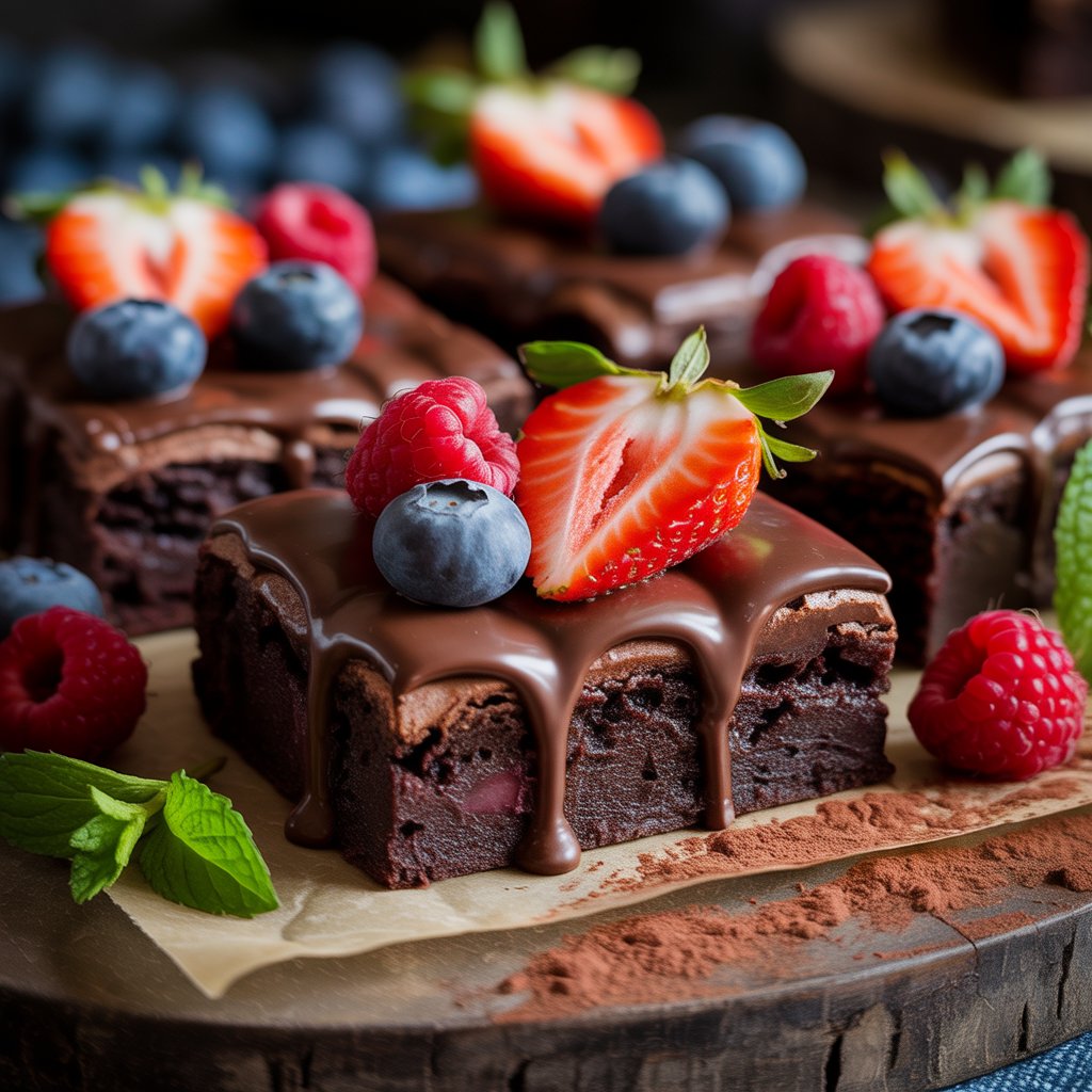 fruity brownies baking equipment