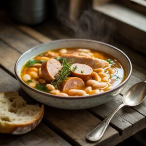 Chicken Sausage and White Bean Soup